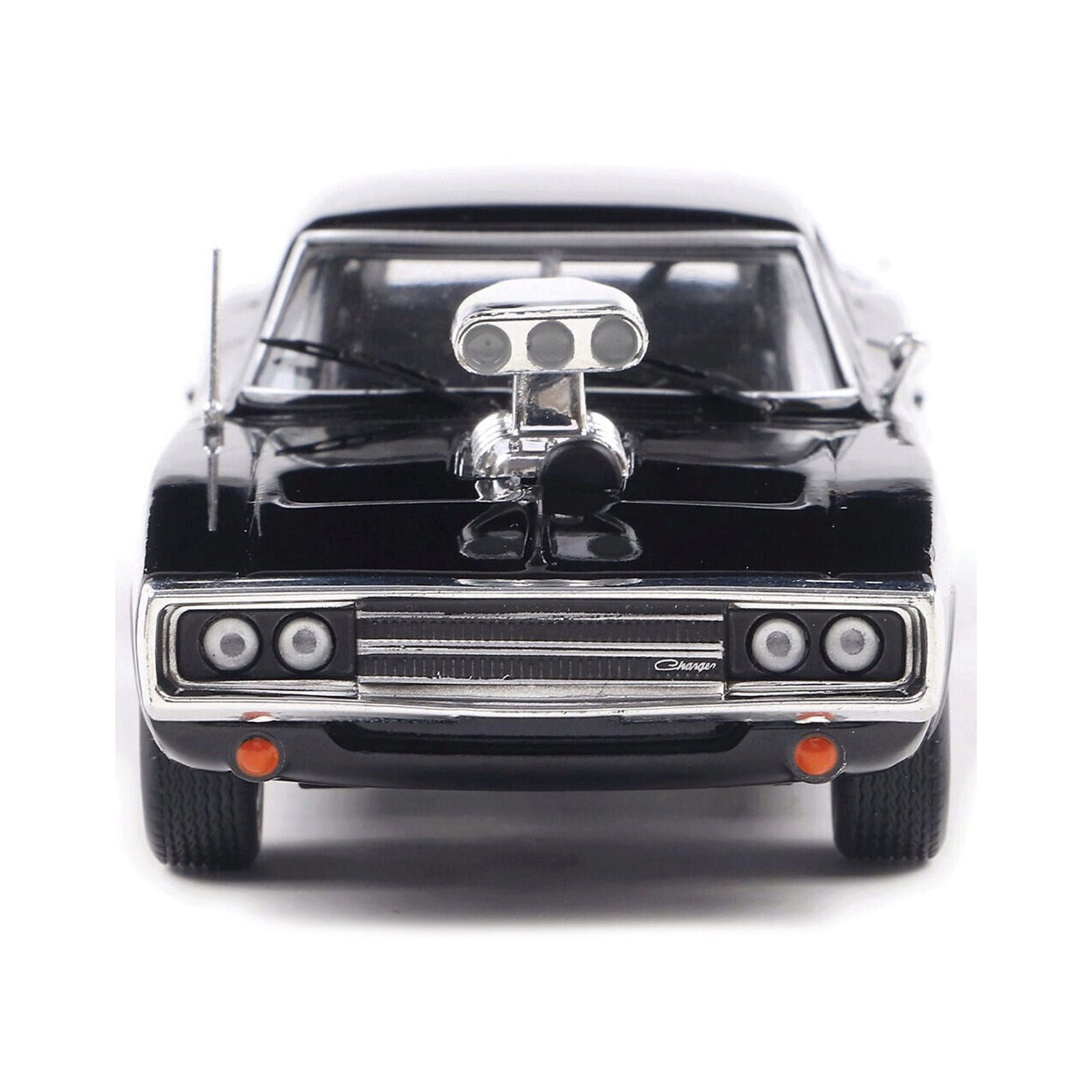1970 Dodge Charger with Blown Engine Black 1/43 Diecast Model by IXO Models - IXO - ModelCars.com