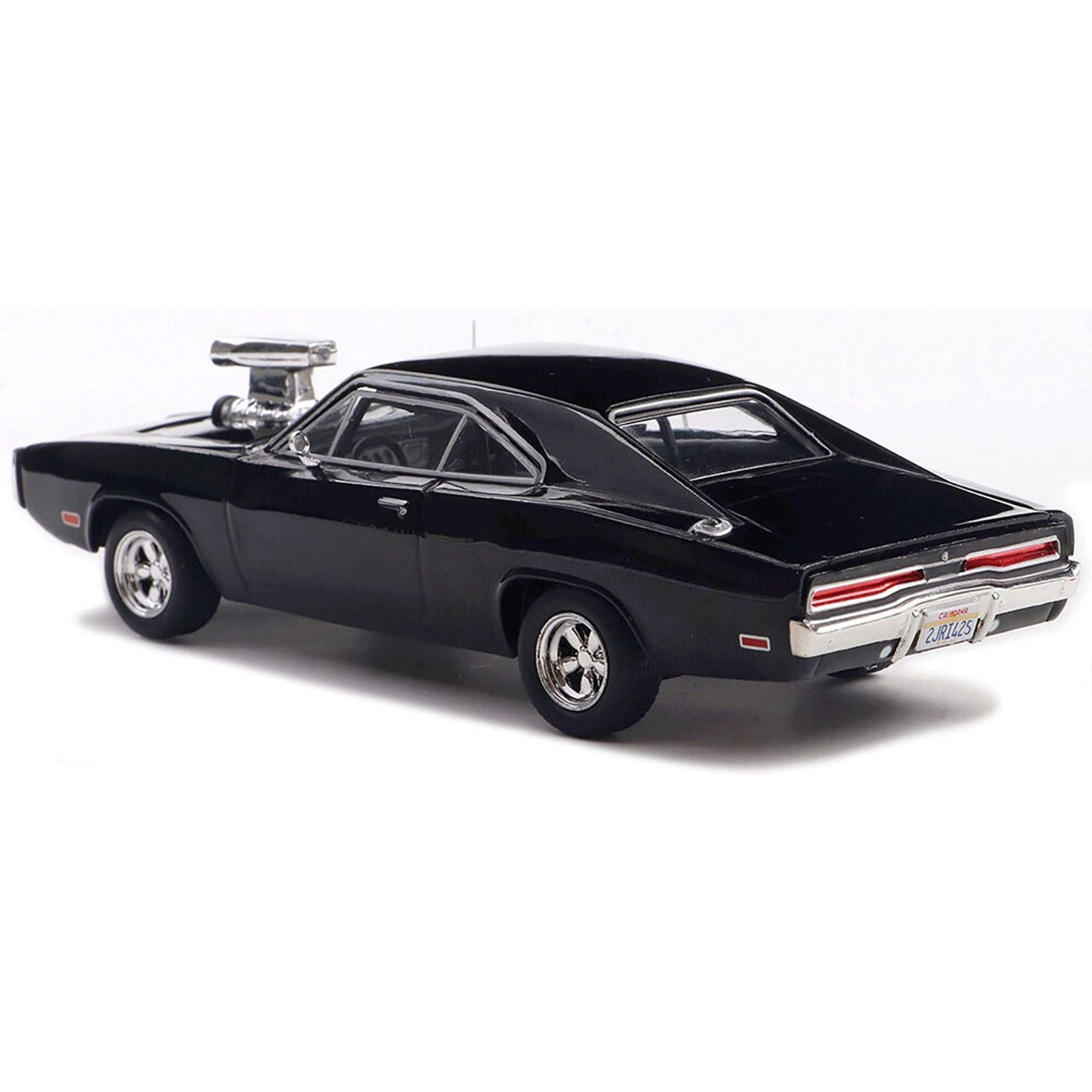 1970 Dodge Charger with Blown Engine Black 1/43 Diecast Model by IXO Models - IXO - ModelCars.com
