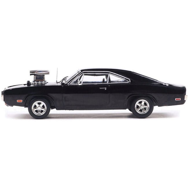 1970 Dodge Charger with Blown Engine Black 1/43 Diecast Model by IXO Models-IXO-ModelCars.com