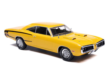 1970 Dodge Coronet Super Bee Yellow with Black Stripes 1/43 Diecast Model by IXO Models-IXO-ModelCars.com