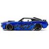1970 Ford Mustang Boss 429 Black and Blue Metallic with Flames "Bigtime Muscle" Series 1/24 Diecast Model Car by Jada-Jada-ModelCars.com