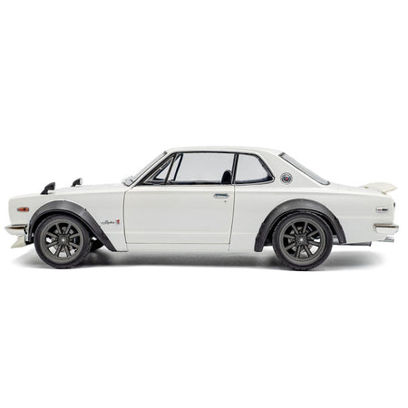 1970 Nissan Skyline (C10) Hakosuka RHD (Right Hand Drive) White 1/18 Diecast Model Car by Solido-Solido-ModelCars.com