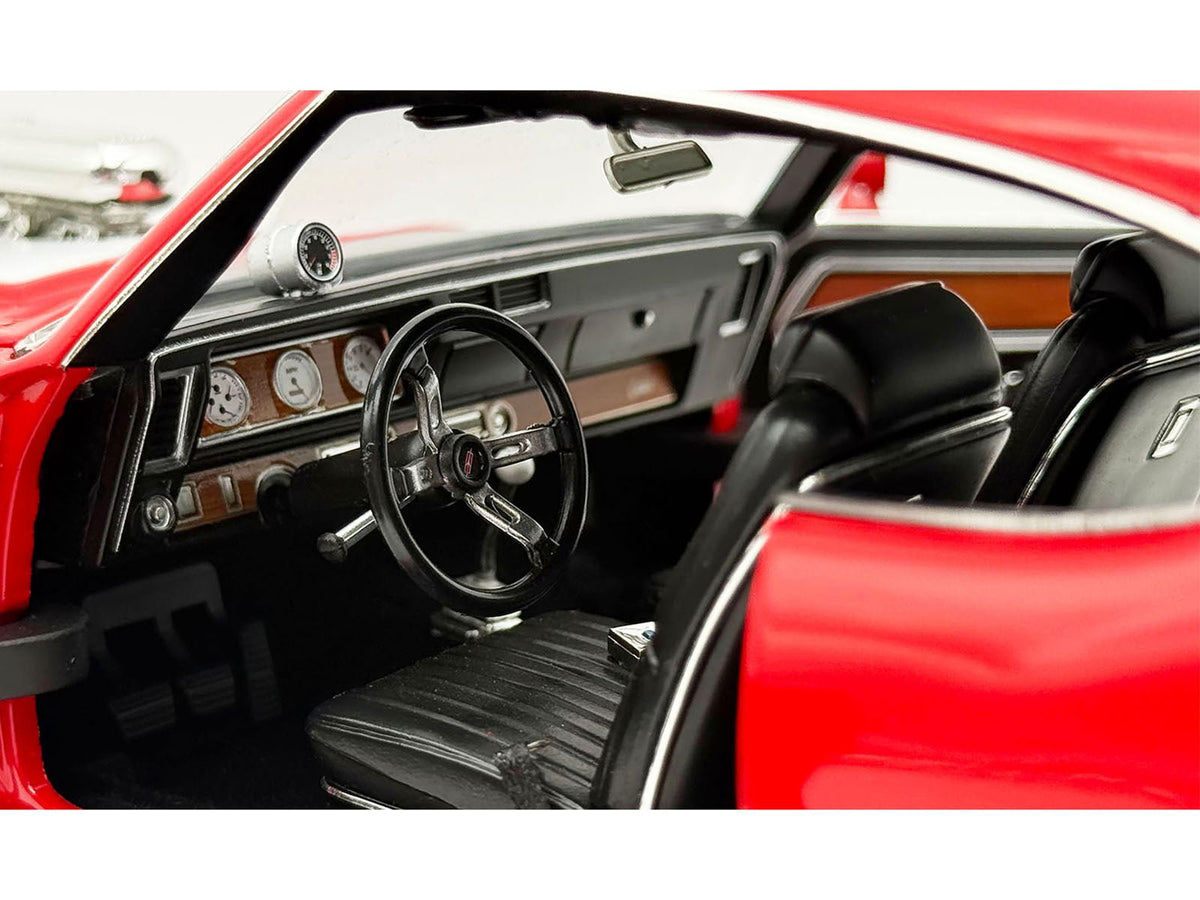 1970 Oldsmobile 442 W30 "W-Machine - Drag Outlaws" Red with White Stripes Limited Edition to 300 pieces Worldwide 1/18 Diecast Model Car by ACME-Acme-ModelCars.com