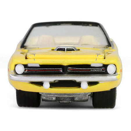 1970 Plymouth 'Cuda Convertible Yellow "Barrett-Jackson" Series 15 1/64 Diecast Model Car by Greenlight-Greenlight-ModelCars.com