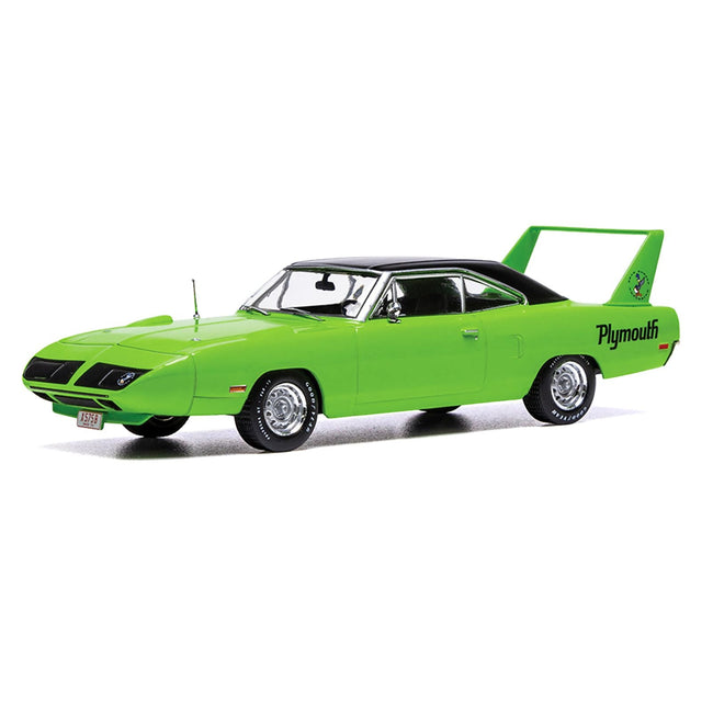 1970 Plymouth Road Runner Superbird Green with Black Vinyl Top 1/43 Diecast Model by IXO Models-IXO-ModelCars.com
