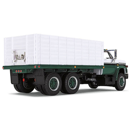 1970s Chevrolet C65 Grain Truck Green and White 1/64 Diecast Model by DCP/First Gear - First Gear - ModelCars.com