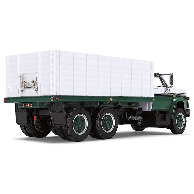 1970s Chevrolet C65 Grain Truck Green and White 1/64 Diecast Model by DCP/First Gear - First Gear - ModelCars.com