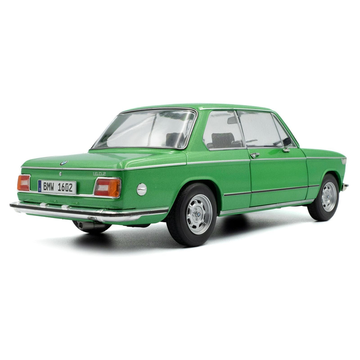 1971 BMW 1602 Taiga Green Metallic 1/18 Diecast Model Car by Solido-Solido-ModelCars.com