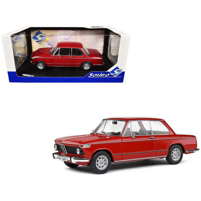 1971 BMW 1602 Verona Red 1/18 Diecast Model Car by Solido-Solido-ModelCars.com