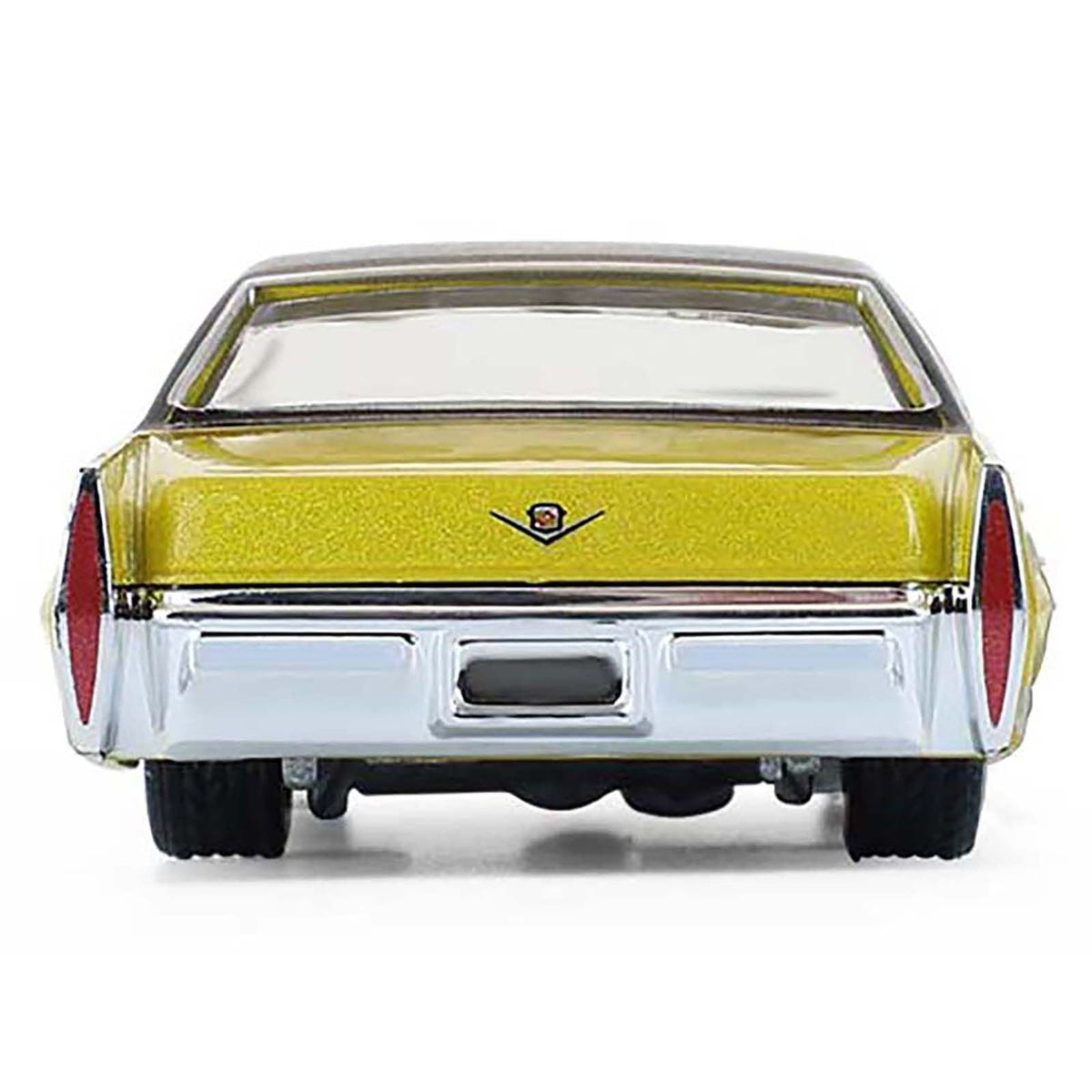 1971 Cadillac Sedan Deville Lowrider Gold Metallic with Black Top "California Lowriders" Series 7 1/64 Diecast Model Car by Greenlight-Greenlight-ModelCars.com