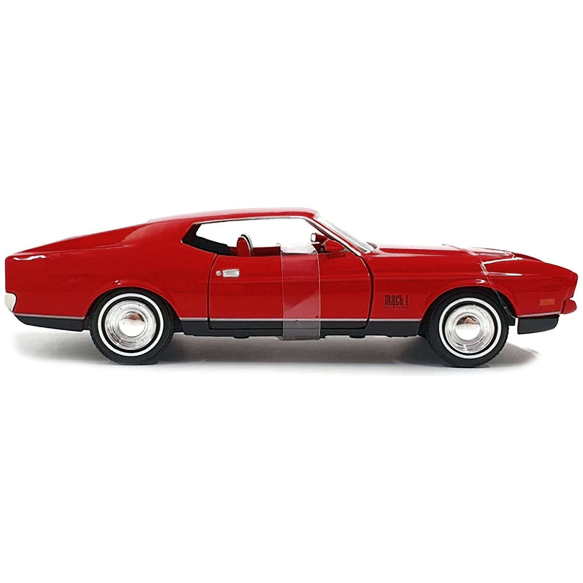 1971 Ford Mustang Mach 1 Red James Bond 007 "Diamonds are Forever" (1971) Movie "James Bond Collection" Series 1/24 Diecast Model Car by Motormax - Motormax - ModelCars.com