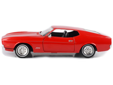 1971 Ford Mustang Sportsroof Red 1/24 Diecast Model Car by Motormax-Motormax-ModelCars.com