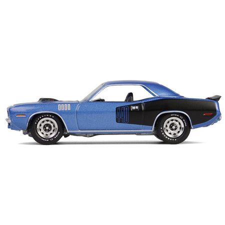 1971 Plymouth Barracuda 440 6bbl B5 Blue Metallic "Barracuda 60th Anniversary" "Anniversary Collection" Series 17 1/64 Diecast Model Car by Greenlight - Greenlight - ModelCars.com