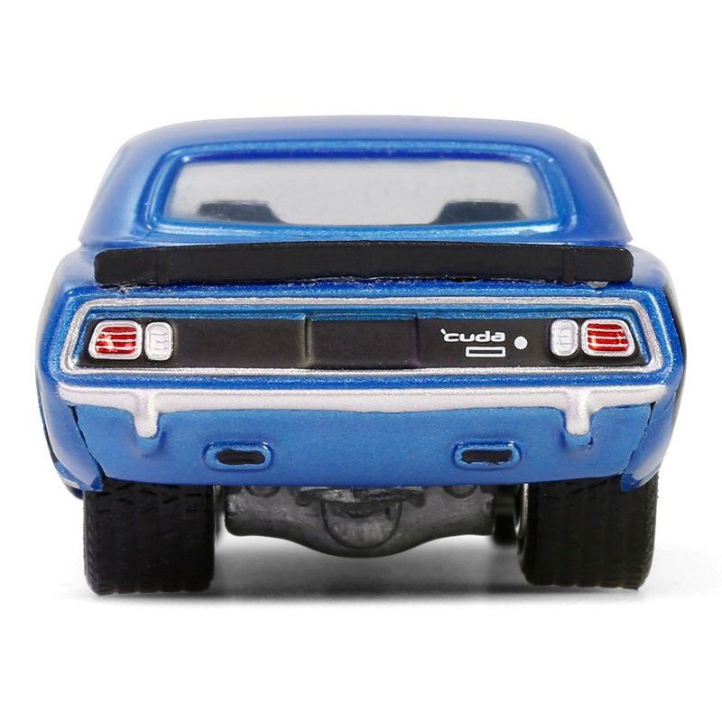1971 Plymouth Barracuda 440 6bbl B5 Blue Metallic "Barracuda 60th Anniversary" "Anniversary Collection" Series 17 1/64 Diecast Model Car by Greenlight - Greenlight - ModelCars.com