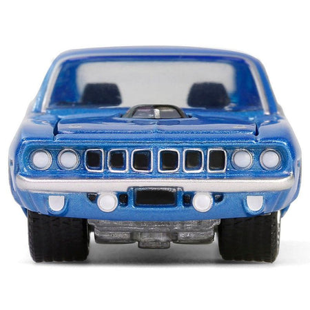 1971 Plymouth Barracuda 440 6bbl B5 Blue Metallic "Barracuda 60th Anniversary" "Anniversary Collection" Series 17 1/64 Diecast Model Car by Greenlight - Greenlight - ModelCars.com