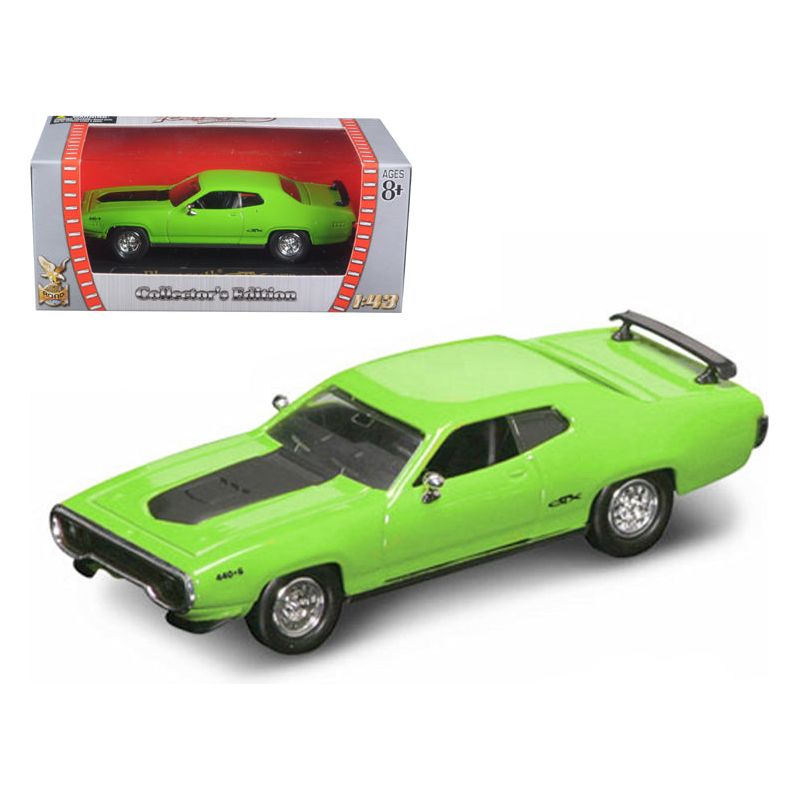 1971 Plymouth GTX 440 6 Pack Green 1/43 Diecast Model Car by Road Signature - Road Signature - ModelCars.com