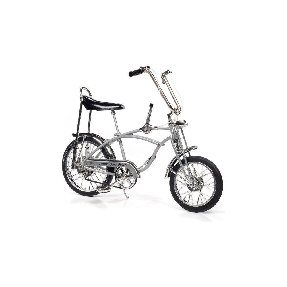 1971 Schwinn Stik - Shift Sting - Ray "The Grey Ghost Krate", Gray - AMT AMTD003 1/6 scale Diecast Bike - AMT - ModelCars.com