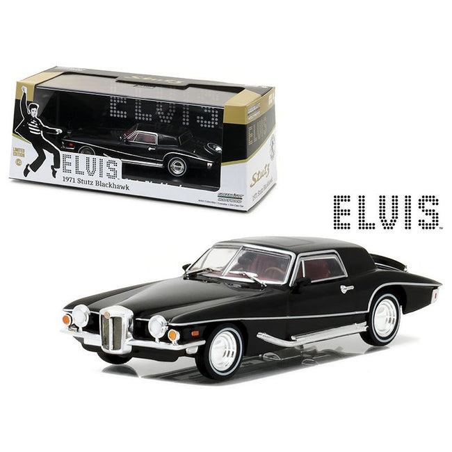 1971 Stutz Blackhawk Elvis Presley (1935-1977) 1/43 Diecast Model Car by Greenlight-Greenlight-ModelCars.com