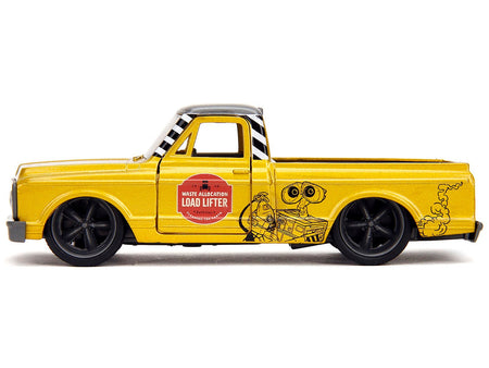 1972 Chevrolet Cheyenne Pickup Truck Gold Metallic with Gray Top "Wall-E" (2008) Movie "Hollywood Rides" Series 1/32 Diecast Model Car by Jada-Jada-ModelCars.com