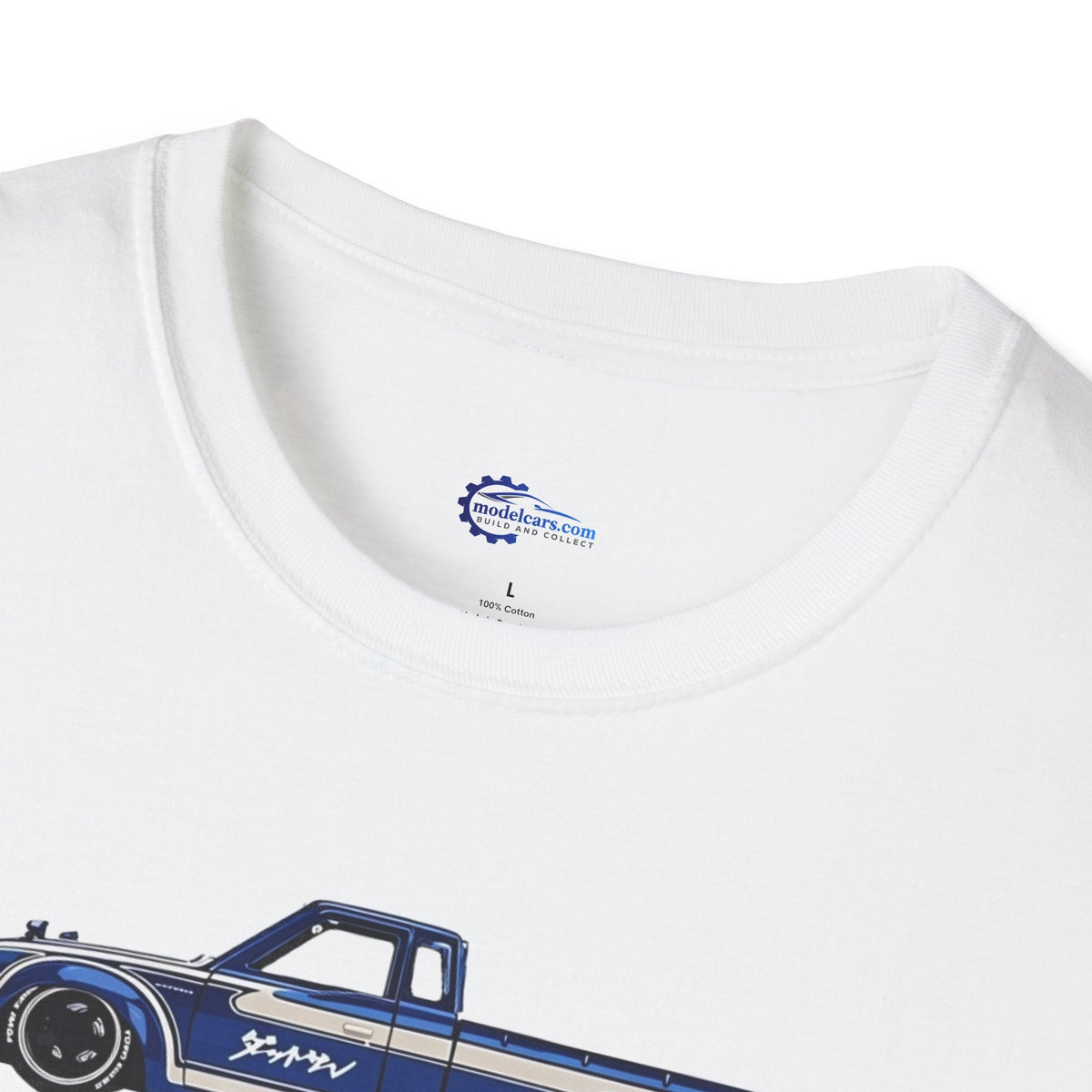 1972 Datsun 620 Pickup JDM Vector Art T-Shirt-Modelcars.com-ModelCars.com