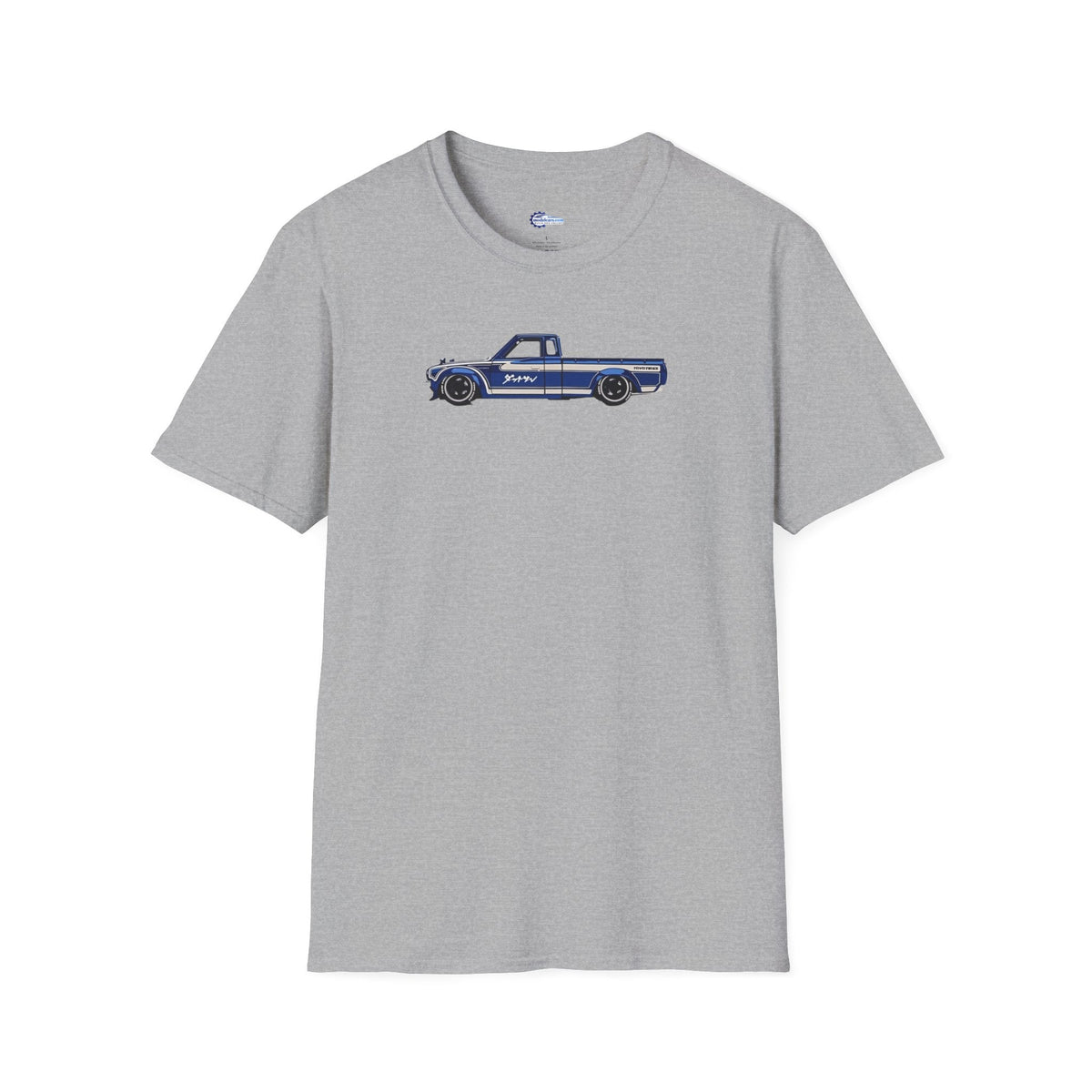 1972 Datsun 620 Pickup JDM Vector Art T-Shirt-Modelcars.com-ModelCars.com