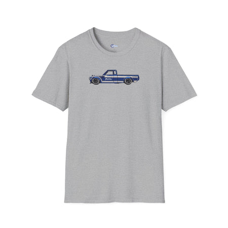 1972 Datsun 620 Pickup JDM Vector Art T-Shirt-Modelcars.com-ModelCars.com