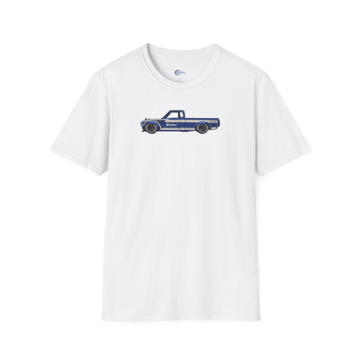 1972 Datsun 620 Pickup JDM Vector Art T-Shirt-Modelcars.com-ModelCars.com