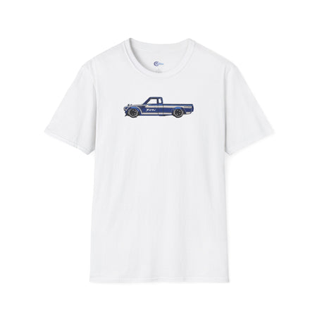 1972 Datsun 620 Pickup JDM Vector Art T-Shirt-Modelcars.com-ModelCars.com