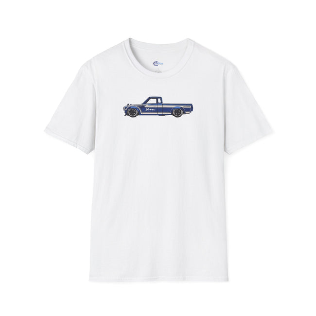 1972 Datsun 620 Pickup JDM Vector Art T-Shirt-Modelcars.com-ModelCars.com