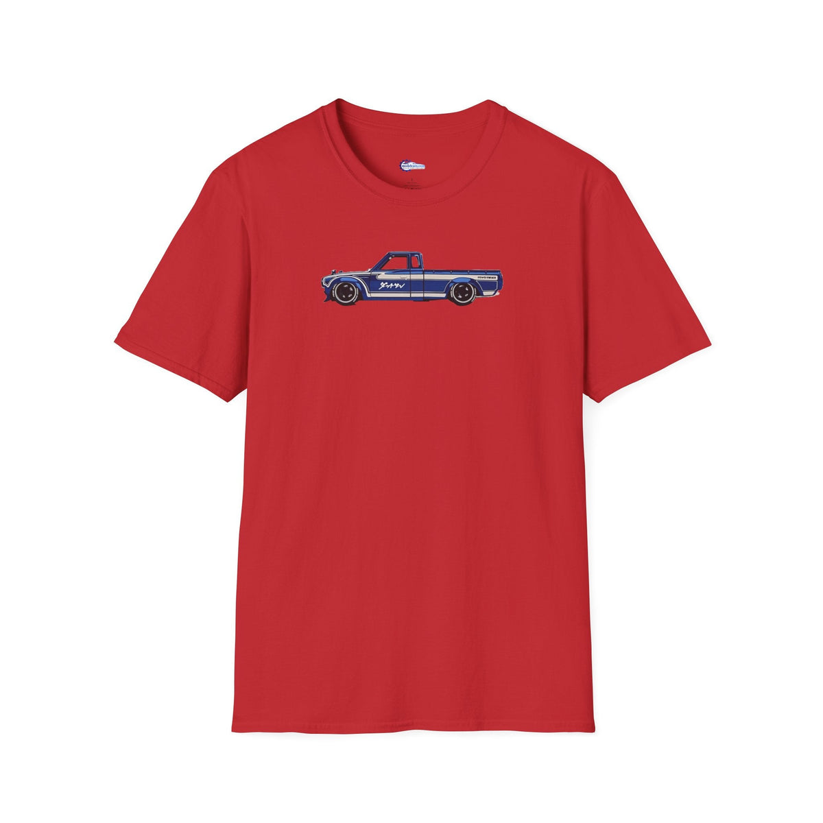1972 Datsun 620 Pickup JDM Vector Art T-Shirt-Modelcars.com-ModelCars.com