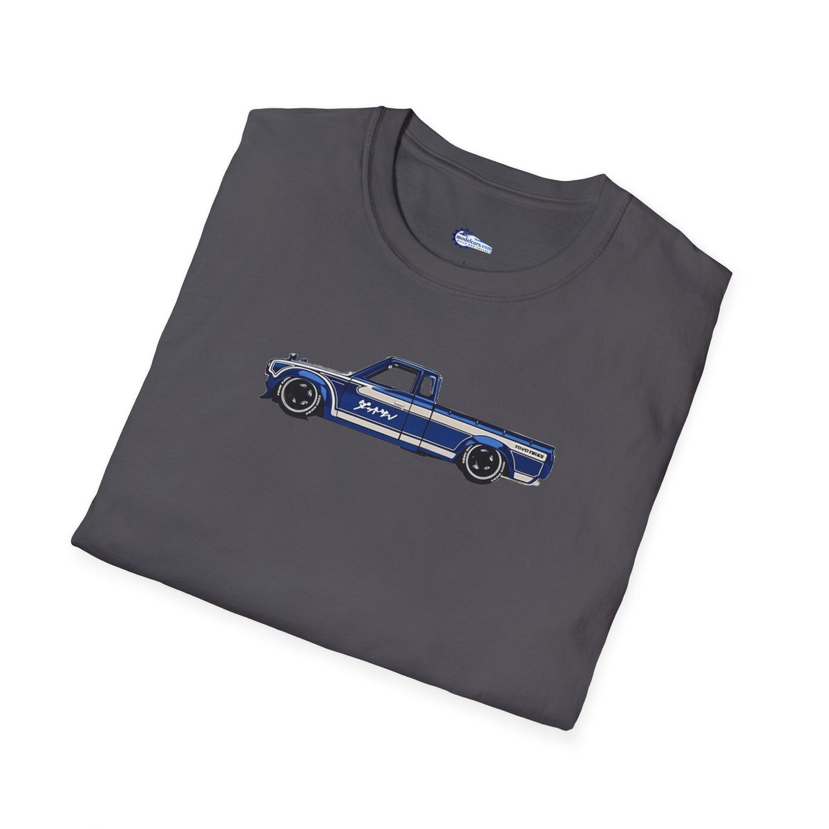 1972 Datsun 620 Pickup JDM Vector Art T-Shirt-Modelcars.com-ModelCars.com