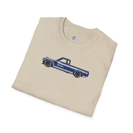 1972 Datsun 620 Pickup JDM Vector Art T-Shirt-Modelcars.com-ModelCars.com