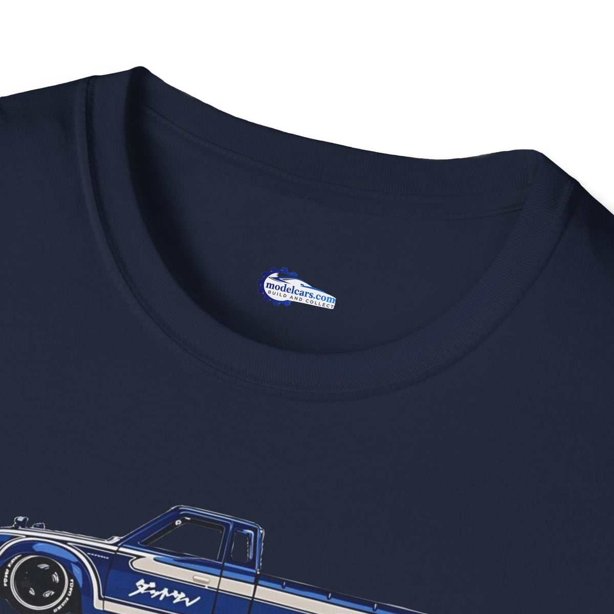 1972 Datsun 620 Pickup JDM Vector Art T-Shirt-Modelcars.com-ModelCars.com