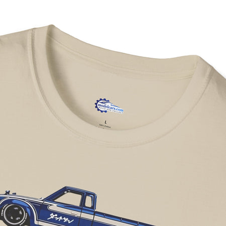 1972 Datsun 620 Pickup JDM Vector Art T-Shirt-Modelcars.com-ModelCars.com