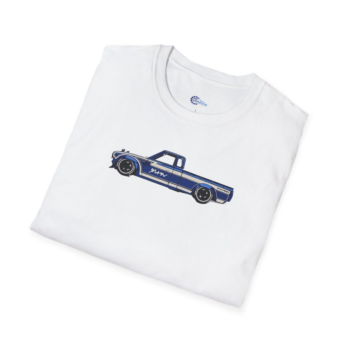 1972 Datsun 620 Pickup JDM Vector Art T-Shirt-Modelcars.com-ModelCars.com