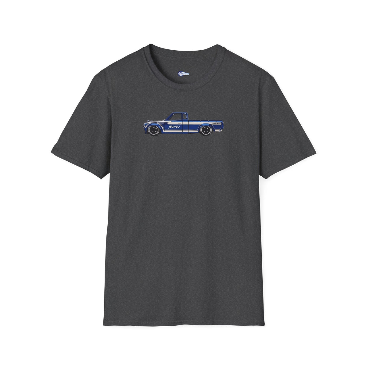 1972 Datsun 620 Pickup JDM Vector Art T-Shirt-Modelcars.com-ModelCars.com