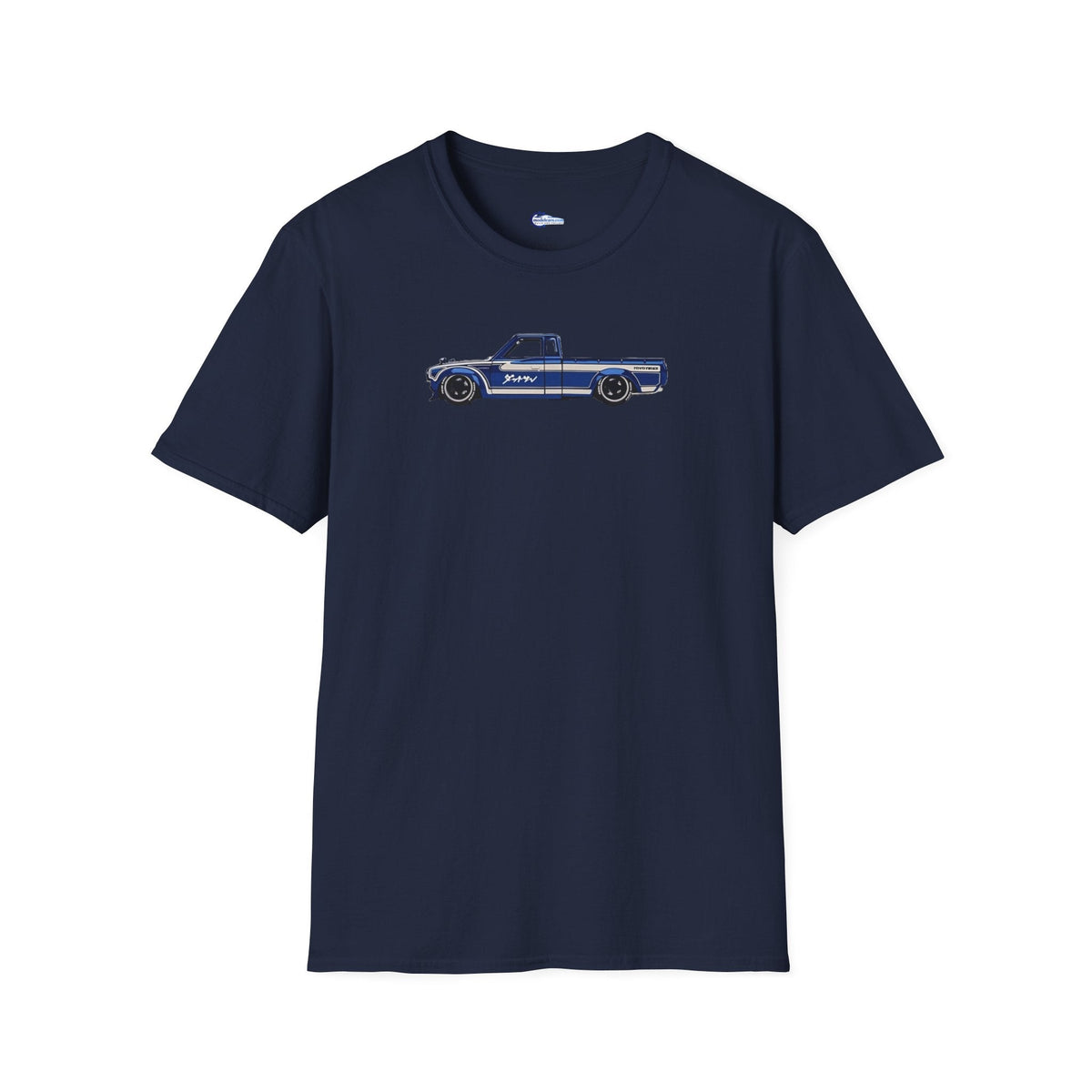 1972 Datsun 620 Pickup JDM Vector Art T-Shirt-Modelcars.com-ModelCars.com