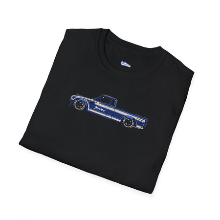 1972 Datsun 620 Pickup JDM Vector Art T-Shirt-Modelcars.com-ModelCars.com