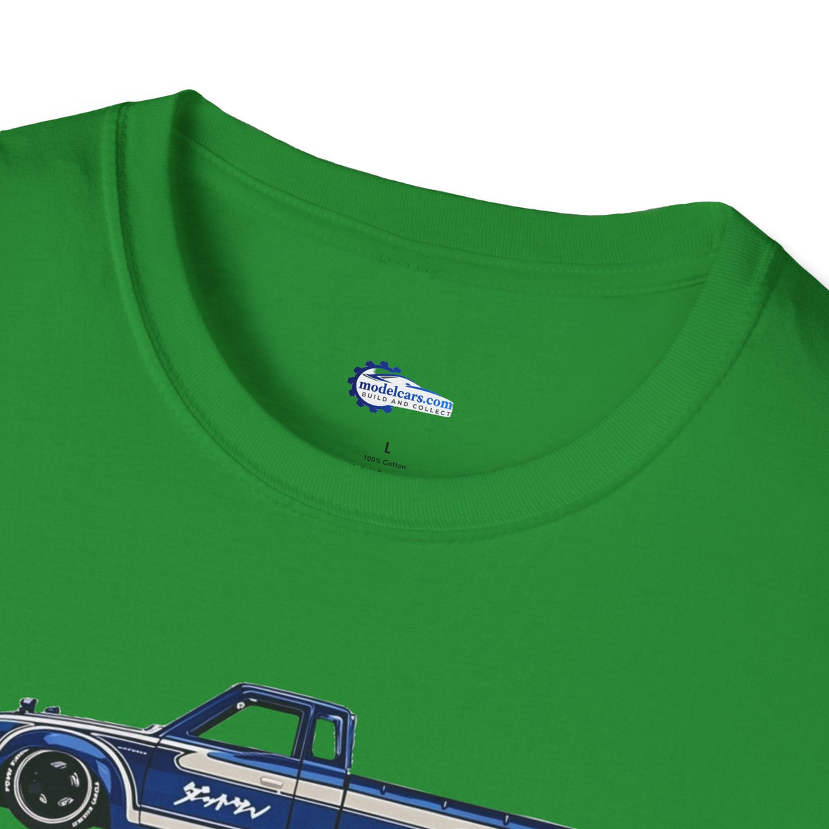 1972 Datsun 620 Pickup JDM Vector Art T-Shirt-Modelcars.com-ModelCars.com