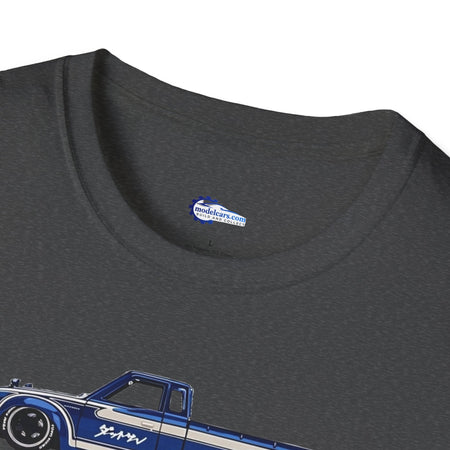 1972 Datsun 620 Pickup JDM Vector Art T-Shirt-Modelcars.com-ModelCars.com