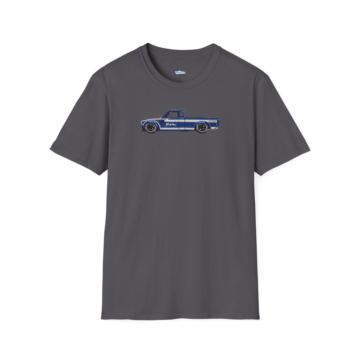 1972 Datsun 620 Pickup JDM Vector Art T-Shirt-Modelcars.com-ModelCars.com