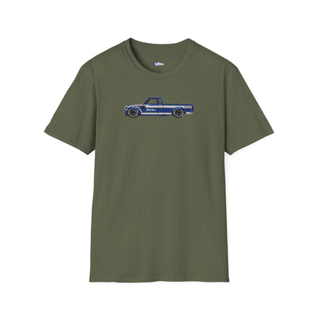 1972 Datsun 620 Pickup JDM Vector Art T-Shirt-Modelcars.com-ModelCars.com