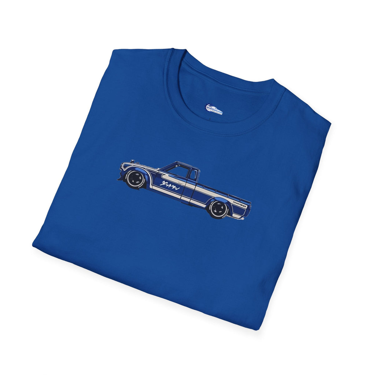 1972 Datsun 620 Pickup JDM Vector Art T-Shirt-Modelcars.com-ModelCars.com