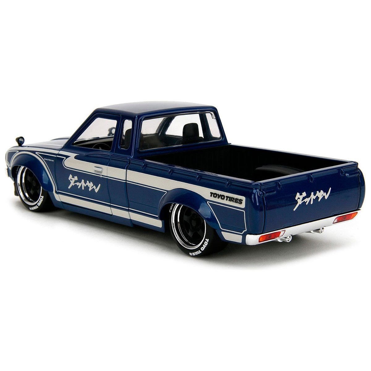 1972 Datsun 620 Pickup Truck Blue Metallic and Cream "JDM Tuners" Series 1/24 Diecast Model Car by Jada-Jada-ModelCars.com