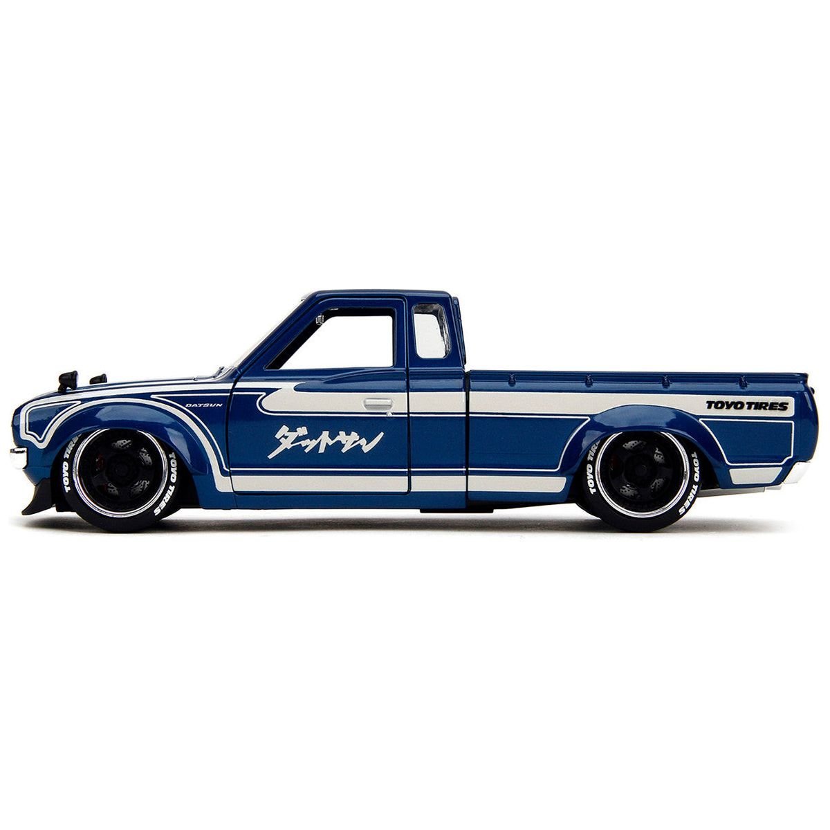1972 Datsun 620 Pickup Truck Blue Metallic and Cream "JDM Tuners" Series 1/24 Diecast Model Car by Jada-Jada-ModelCars.com