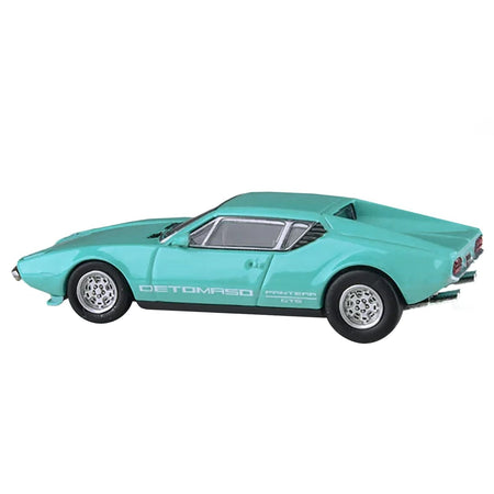 1972 De Tomaso Pantera Verde Aqua 1/64 Diecast Model Car by Paragon Models-Paragon-ModelCars.com