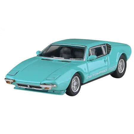 1972 De Tomaso Pantera Verde Aqua 1/64 Diecast Model Car by Paragon Models-Paragon-ModelCars.com