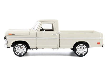 1972 Ford F-100 Pickup Truck Cream "Timeless Legends" Series 1/24 Diecast Model Car by Motormax-Motormax-ModelCars.com