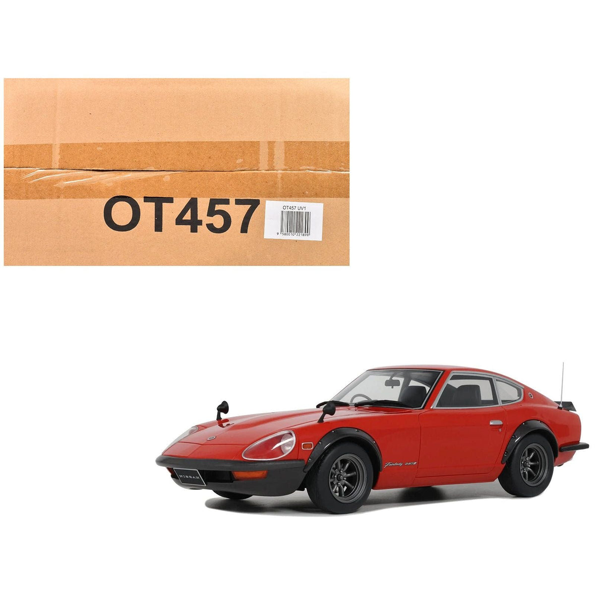1972 Nissan Fairlady 240ZG RHD (Right Hand Drive) Grand Prix Red Limited Edition to 3000 pieces Worldwide 1/18 Model Car by Otto Mobile-Otto Mobile-ModelCars.com