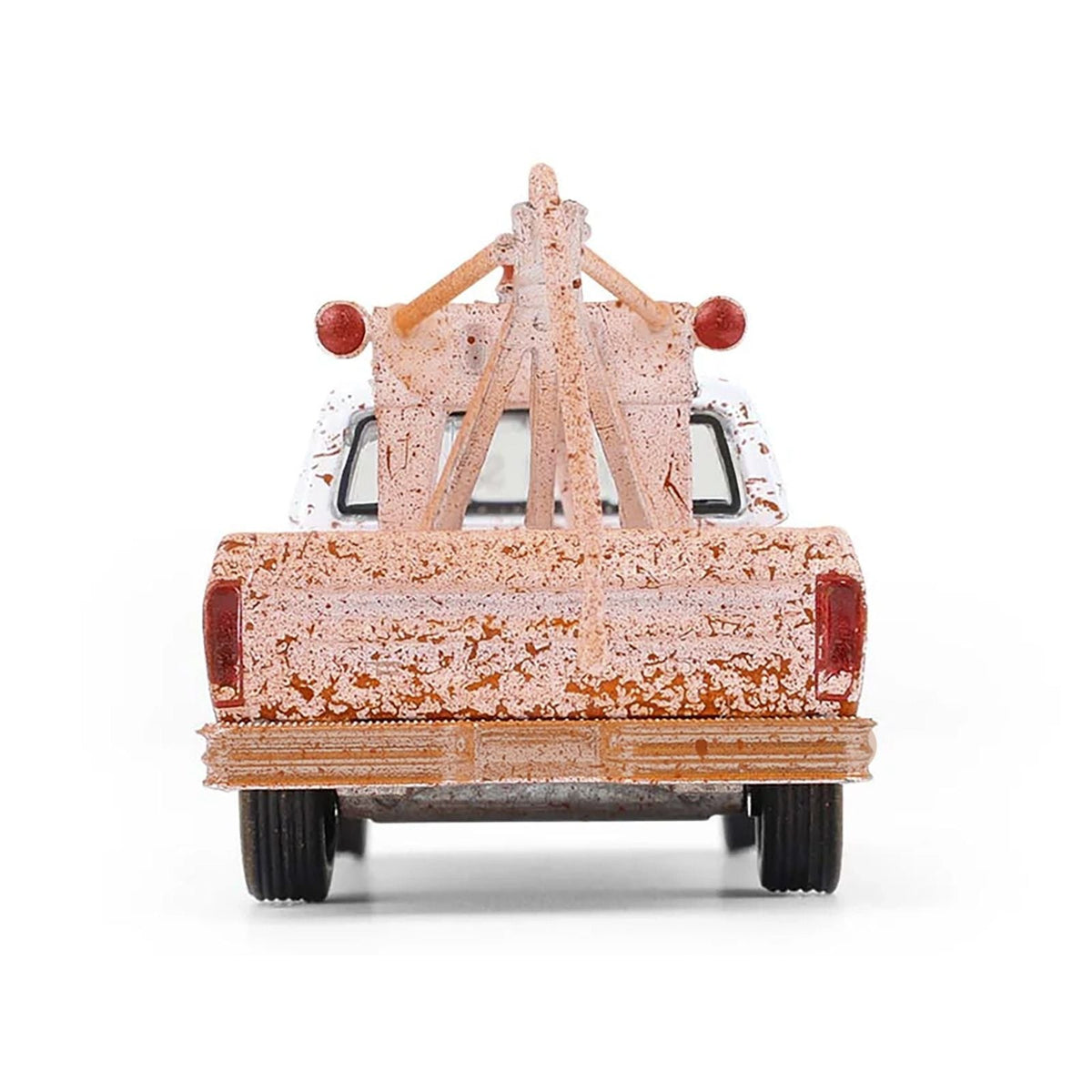 1973 Ford F-100 Tow Truck White (Weathered) "Blue Collar Collection" Series 14 1/64 Diecast Model Car by Greenlight-Greenlight-ModelCars.com